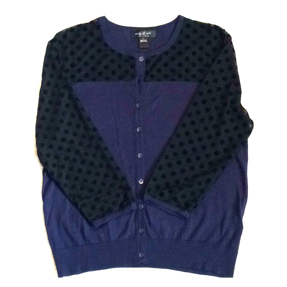 August Silk ILLUSION CONTRAST Top